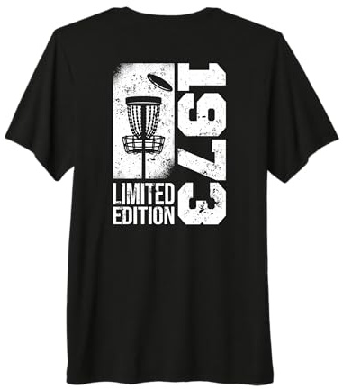 DiscGolf Disc-Golf-Joueur Anniversaire né en 1973 Disc-Golf T-Shirt Haut de Gamme