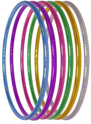 hoopomania Kinder Hula Hoop, Glitter Farben, Ø60/70/80cm