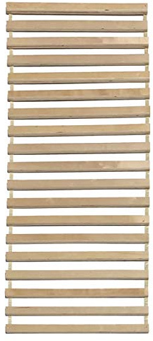 Cinius - Somier Enrollable 80x200 en Madera de Abedul. Medidas 80x195/200cm. Las Lamas Son Rectas, aptas para Todos los colchones