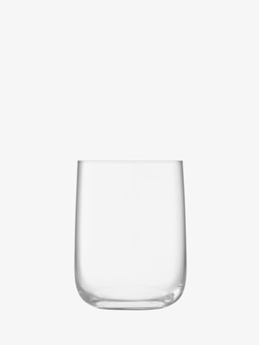 LSA International Borough BG03 Vaso de cristal, 625 ml, 4 unidades, transparente