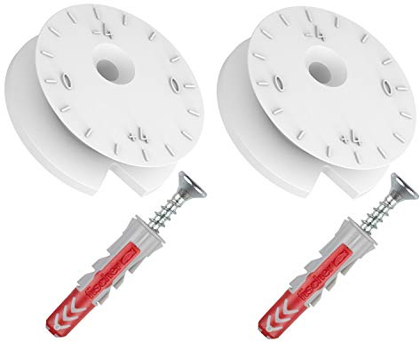 2er Set Exzenterscheibe inkl. Fischer Duopower Dübel & Schrauben