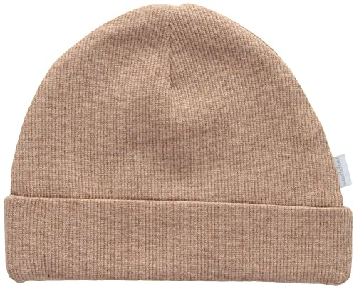 Noppies Baby Unisex Kinder Hat Rib Nevel Hut, Cafe Au Lait Melange - N090, 3-6 Monate