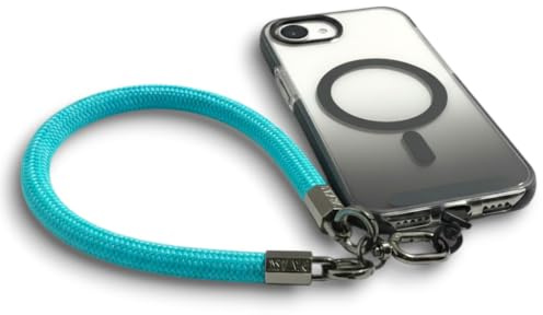RATASK Blue Wrist Lanyard Strap, Chunky Universal Mobile Phone Strap, Durable 10mm Rope Lanyard for Camera, Keys, Everyday Carry, Phone Charm Accessory, (Blue)