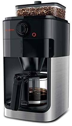 VVHUDA Cafetera de goteo, máquina de café automática para moler y preparar con molinillo de café de rebabas incorporado para cafetera Espresso casera small gift