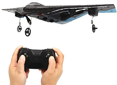 HEEPDD Ferngesteuertes Flugzeug-Segelflugzeug, Verhindert Störungen, Dreht Sich nach Rechts und Links, LED-Licht, 2,4 GHz, Hochfrequenz-RC-Segelflugzeug, Flugzeug-Spielzeug, Abstieg