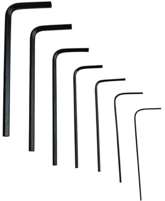 BREAKA Juego de Llaves Allen hexagonales, 7 Uds., 0,7mm, 0,9mm, 1,3mm, 1,5mm, 2mm, 2,5mm, 3mm, Mini Llave Hexagonal, Destornillador, Kit de Herramientas de Mano, Micro Llave (Color : Blister-Card)