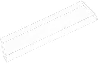 tuwiwol Schlanke, durchsichtige Acryl Tastaturabdeckung für Laptop Desktop, transparenter Schutz, 68 Schlüssel