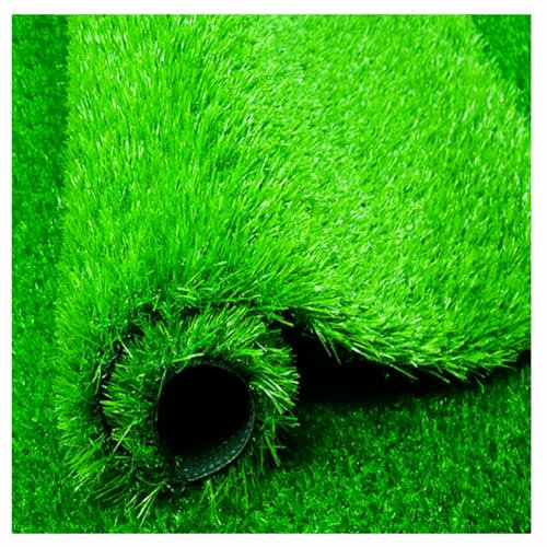 Césped Artificial Alfombra Alfombra Exterior Césped Falso Césped De Verde Alta Densidad Natural Realista Mirando Jardín Césped Para Perros Mascotas 20mm Altura De Pelo Césped Alfombra(Size:3X7M)