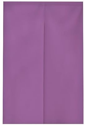 Türvorhang Lila Türvorhang Insektenschutz Polyester Raumteiler Vorhang mit Teleskopstange Vorhang Kurz Küchenvorhang Fliegenvorhang Terrassentür Waschbar Tür Vorhang 85x150cm