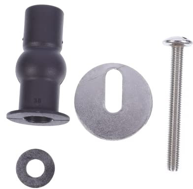 DOITOOL 2 Sets Universal-toilettendeckelschrauben Dehnschrauben Schrauben für Toilettendeckel-zubehör Schwarz