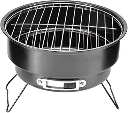Plla de Barbacoa Plla de Gas para Exteriores Mini Horno de Barbacoa plla Horno de Cocina para una Persona Marco de Madera para el hogar Estufa de Alcohol Herramienta de Barbacoa de