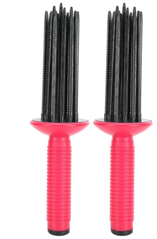 Srliya Arricciacapelli, Pettine a Rullo per Arricciare i Capelli, Ferro Arricciacapelli Antiscivolo, Strumenti per lo Styling dei Capelli