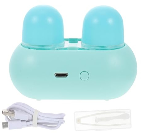 ARTIBETTER Pulitore Elettrico per Lenti a Contatto Piccolo e Portatile, Lavatrice Automatica in Pvc Scatola Detergente, per Viaggi e Attività Outdoor