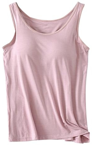 Generisch Top con sujetador integrado sin espalda push up espaguetis top sin aros tallas grandes sujetador deportivo camisa mujer con copas camisetas sin mangas mujer cómodo cuello halter deporte top