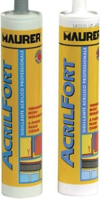 Sigillante Silicone Acrilico Acrilfort Maurer colore Grigio 310 ml