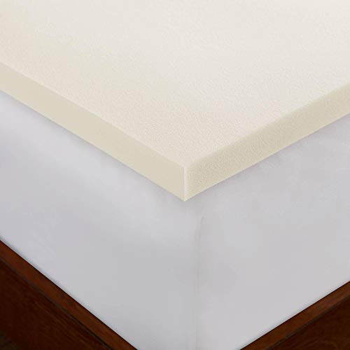King 3 Inch iSoCore 2.0 Gel Infused Foam Mattress Topper and Contour Pillow Included American Made
