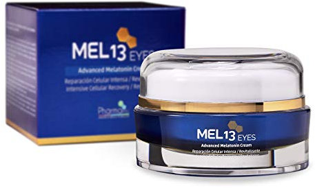 Contorno de ojos antiarrugas | Con Melatonina y coenzima Q10 | Ayuda a reducir patas de gallo, líneas de expresión y sequedad | Para todo tipo de piel | Disminuye bolsas y ojeras | 15 ml