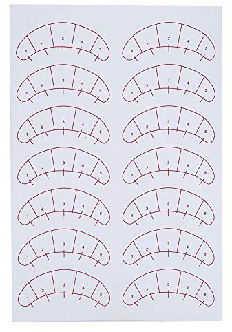 140 Pezzi Ciglia Estensione Adesivi, Ciglia Occhio Isolamento Posizionamento Pads Strumento Patch Formazione Ciglia per Le Estensioni Delle Ciglia,