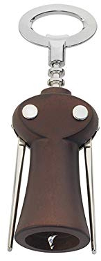 Legnoart Merlot Tire-bouchon ailé en bois de hêtre foncé