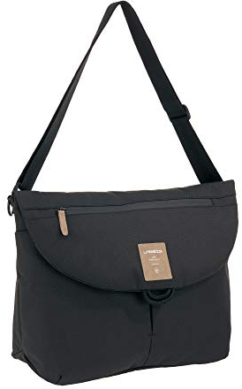 LÄSSIG Baby Wickeltasche inkl. Accessoires/Green Label Manu Messenger Bag black