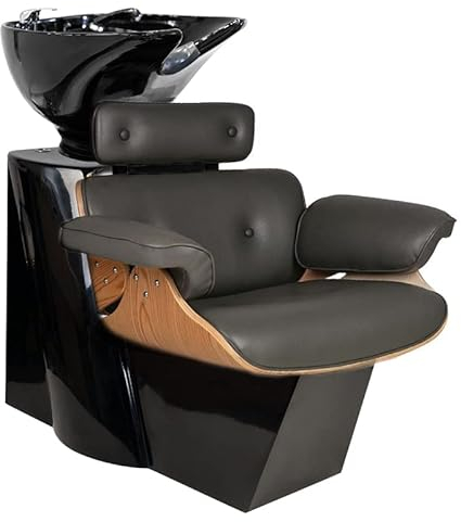 ACTIVESHOP Friseurwaschsessel Friseursessel Friseursalon Gabbiano Florenz grau