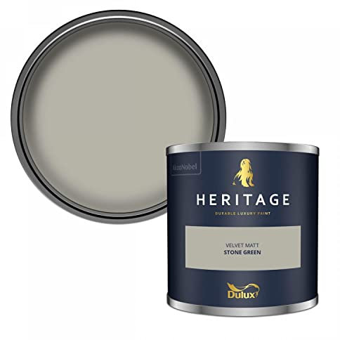 Dulux Trade Heritage Velvet Matt Emulsion Stone Green (1 Litre)