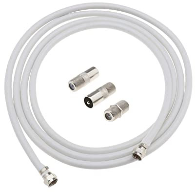 ECSiNG Cavo coassiale RG6 con connettori F81 / RF per coassiale digitale, cavo AV antenna TV e cavo satellitare prolunga video HD ad alta velocità