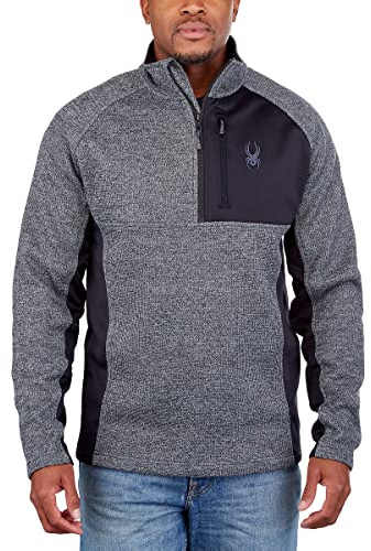 Spyder Herren Half Zip Sweater Gait Knit Pullover Jacke