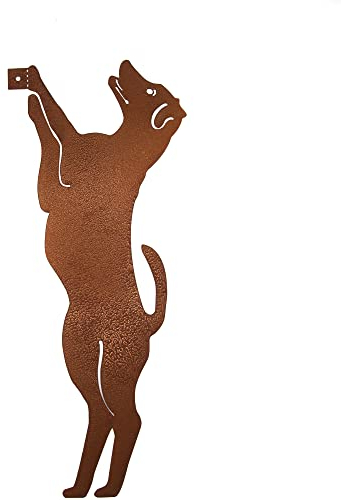 UNUS Garden - Spina per albero di cane, decorazione da giardino, effetto ruggine da avvitare, in metallo arrugginito, decorazione per giardino, terrazza o balcone