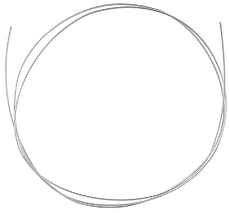 Tiuimk Alambre de plata de ley 925, 0,5 mm de diámetro, 50 cm de longitud, para joyas hechas a mano