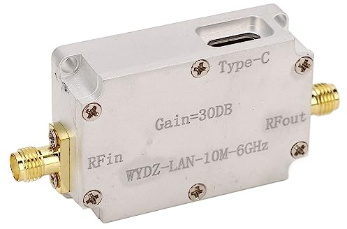 Rauscharmer LNA-Verstärker, 10 M-6 GHz Breiter Anwendungs-HF-Breitbandverstärker, Verstärkung 30 DB, Stabile Übertragung für den Empfang