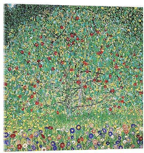 Posterlounge Apfelbaum I Acrylglasbild von Gustav Klimt 40 x 40 cm Grün Wandbilder Wanddeko