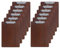 GUOKOFF Klemmbrett Holz A5, 12 Stück Klemmbrett A5, Schreibbrett Klemmbrett mit Metalklemme, Schreibplatte Klemmbretter Clipboard DIN A5