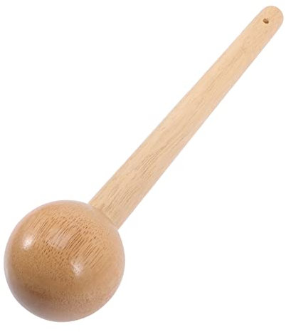 Happyyami Wooden Mallet for Baseball Glove Portable Mini Hammer Rubber Wood Ball and Stick for Youth Baseball Sliding Mitts and Catchers Mitts Accessories