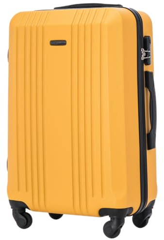 Wings Koffer Hartschale - Groß Reisekoffer & Trolleys - Ultraleicht Rollkoffer mit Rollen - Koffer Trolley Handgepäck - Hartschalenkoffer Mit Schloss - Trolley Klein für Flugzeug