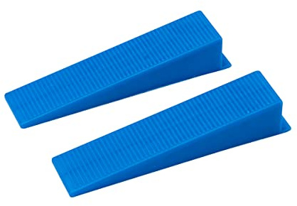 900 Pcs Reusable Tile Leveling System Wedges Kit for 1/8, 1/16, 1/32 Spacers - Tile Leveler Installation Tools for Perfect Tile Alignment(Blue, 900)