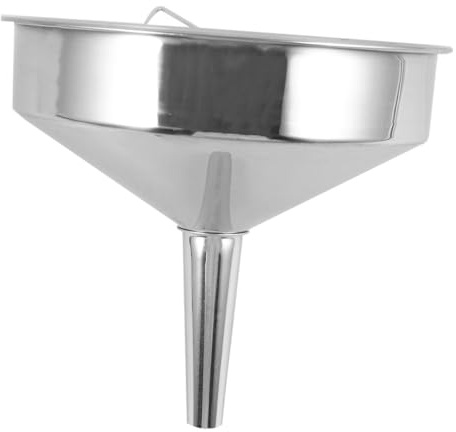 Zerodeko Entonnoir Acier Inoxydable Épais Conique à Grand Diamètre pour Ravitaillement Automobile et Transfert Liquides Industriels