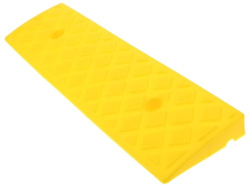 MAGICLULU Rampe D'accès en Plastique pour Voitures et Motos, Protection du Châssis, Non Déformable, pour Allées de Garage et Parkings avec Vis de Fixation