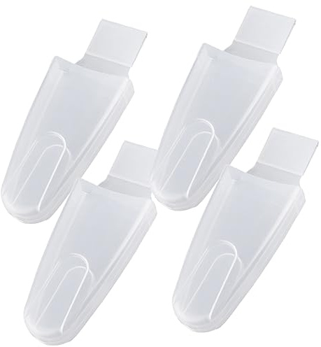 AKOOSY 4Pcs Garden Shears Protective Box Scissor Case with Waist Clip for Pruners and Gardening Tools Transparent Easy to Install and Scratch Resistant