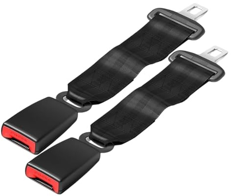 Estensione Universale for Cintura Di Sicurezza Auto, 14,09 Pollici, Morbida E Confortevole, Accessorio Spallacci Interni Prolunga Fibbia Della Lunghi Viaggi(2PCS)