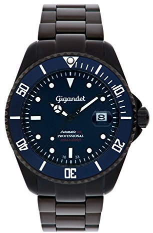 Gigandet Herrenuhr Automatik Analog mit Edelstahlarmband Sea Ground G2-013
