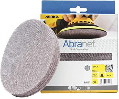 Mirka Abranet sliprondell Ø 150mm kardborre P120 10 st