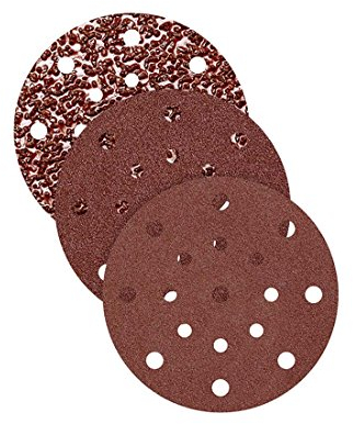 RETOL Klett-Schleifscheiben, 150 mm, 17-Loch, Korn 40, f. Exzenterschleifer, Normalkorund (50 Stk.)