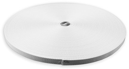 DIWARO® Stabiler Mini Rolladengurt; Jalousiegurt; Gurtband | Gurtbreite 12 mm | Gurtstärke 1,2 mm | antibakteriell | 50 m Rolle | grau