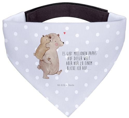 Mr. & Mrs. Panda Hundehalstuch L Papa Bär - Geschenk, Vatertag, Halstuch Hund, Vorbild, Hundetuch, Hundeschal, Für Hunde, Muttertag, Geburtstag, Bandana