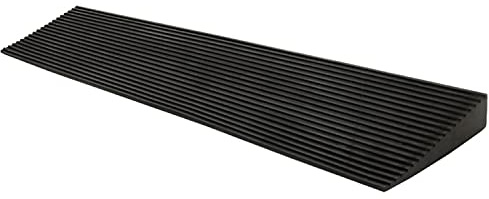 Rampe aus Gummi 45 x 250 x 900 mm, Auffahrrampe Bordsteinrampe Rollstuhlrampe Auffahrkeil Türschwellenrampe Schwellenrampe Auffahrhilfe Kingpower