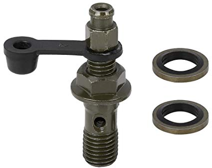 F FIERCE CYCLE M10x1,25mm Entlüftungsschraube Kraftstoffleitungsadapter Set für Motorrad