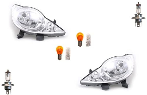 Johns, Scheinwerfer Halogen passend für Peugeot 107 06/05-01/12 Leuc. Satz Links Rechts