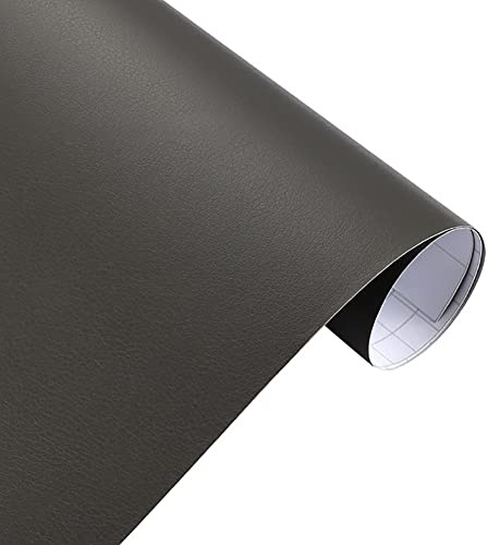 Wrap Selbstklebende Autofolie, Asudaro 152cmx30cm Auto Farbwechselfolie Wrap DIY Vinylfolie Auto Body Internal Dekoration Aufkleber Auto Schutzfolie Dekorative für Auto Motorräder Computer,grau