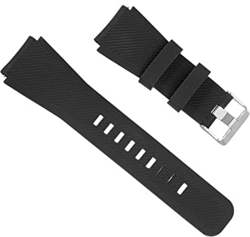 sourcing map Rubber Watch Band | Unique Design Replacement Silicone Watch Strap